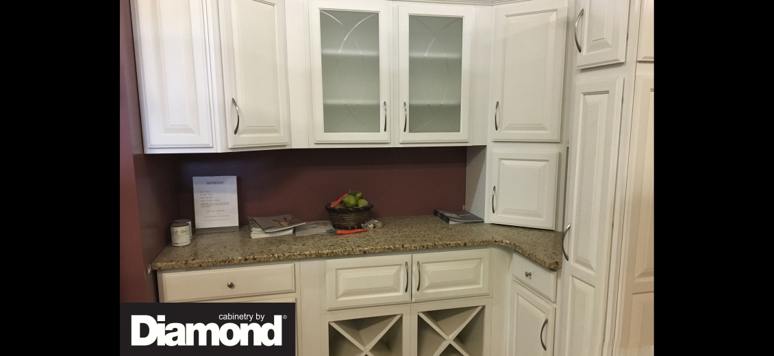 Diamond Distinction kitchen display at Cortland HEP Sales/North Main Lumber, 797 Route 13