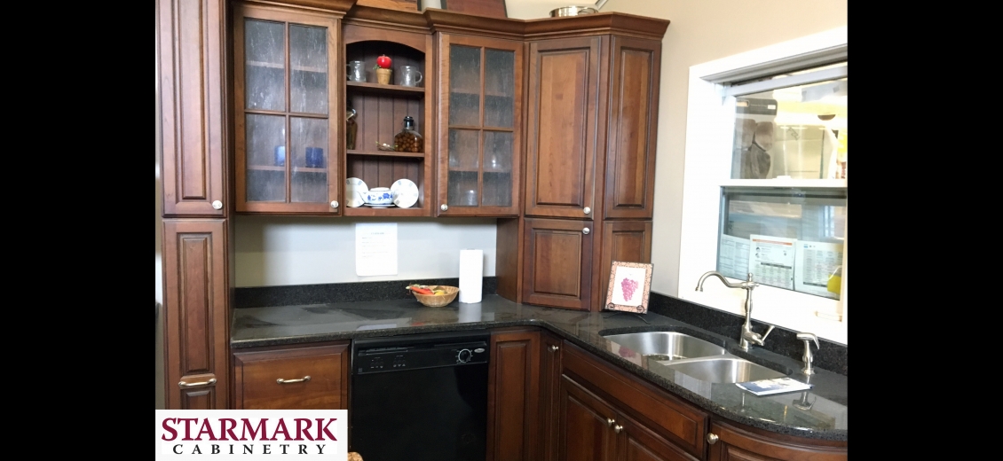 StarMark Cabinetry kitchen display at Cortland HEP Sales/North Main Lumber, 797 Route 13