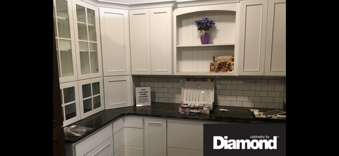 Diamond Distinction kitchen display at Auburn HEP Sales, 341 Grant Avenue Road