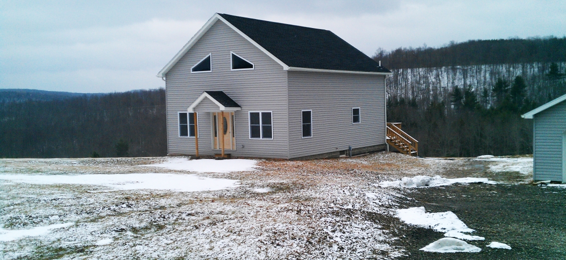 Pole barn-style house