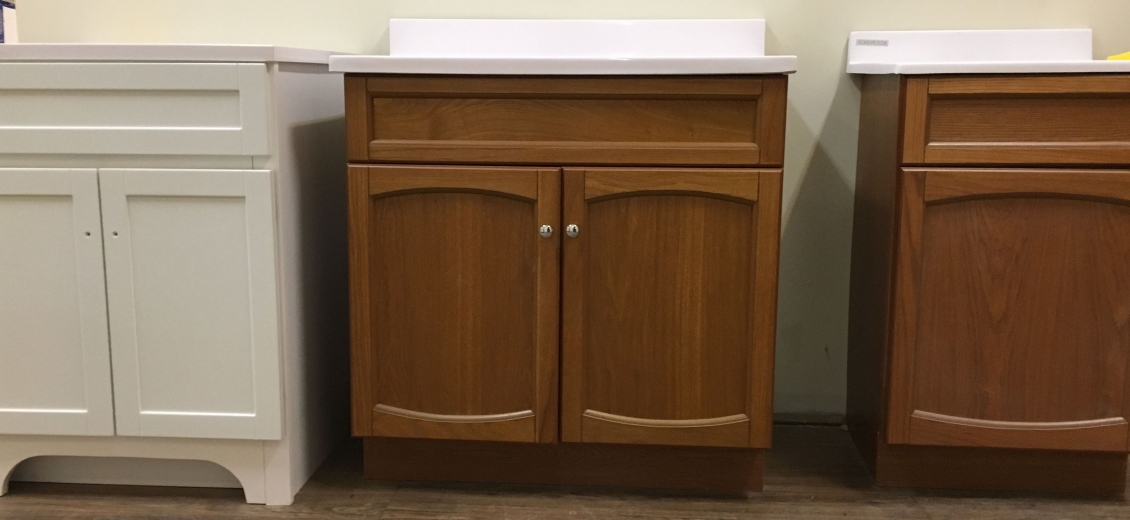 Compact bath 2-door vanities